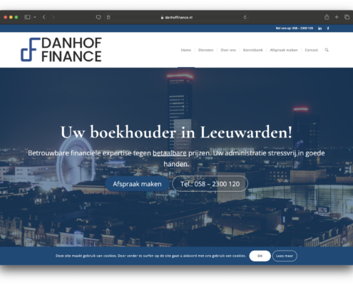 Website Danhof Finance